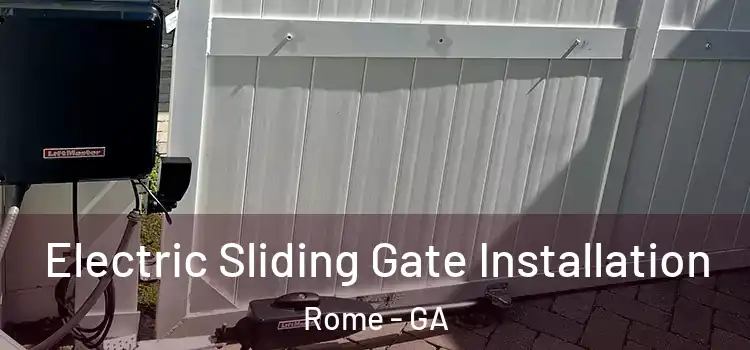 Electric Sliding Gate Installation Rome - GA