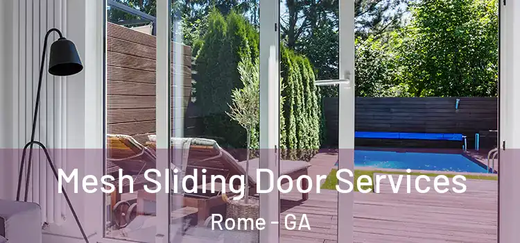 Mesh Sliding Door Services Rome - GA